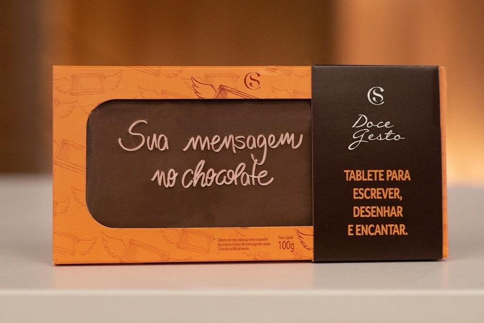 Cacau Show innova en el mercado brasileño y lanza una tableta de chocolate personalizable